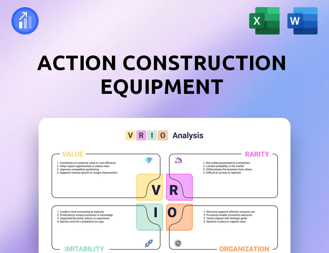 Action Construction Equipment VRIO Analysis