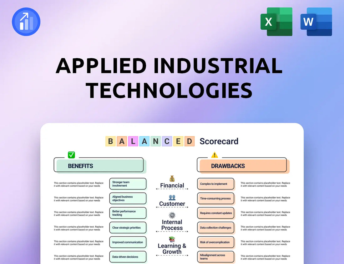 Applied Industrial Technologies Balanced Scorecard