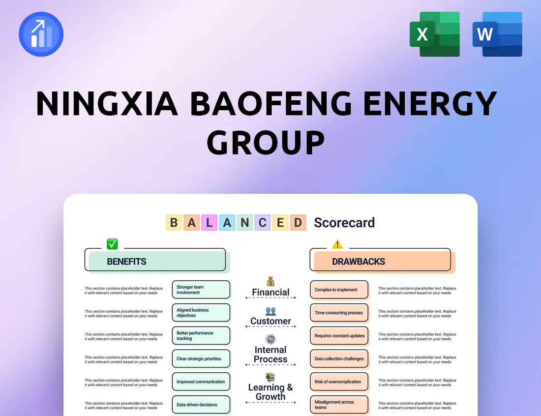 Ningxia Baofeng Energy Group Balanced Scorecard