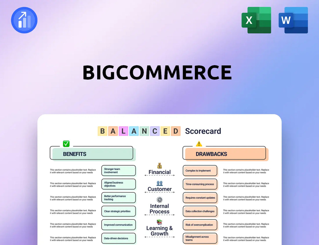 BigCommerce Balanced Scorecard