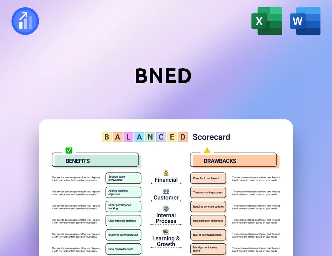 BNED Balanced Scorecard