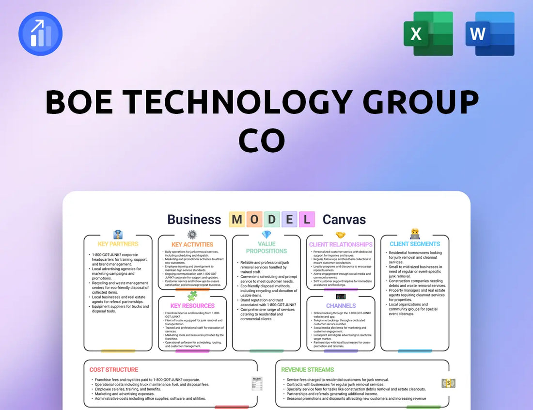 BOE Technology Group Co Business Model Canvas