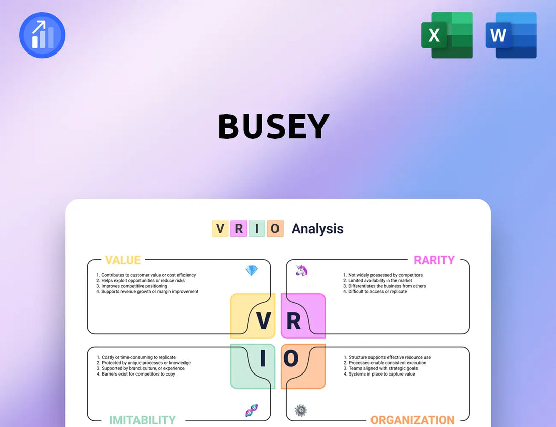 Busey VRIO Analysis
