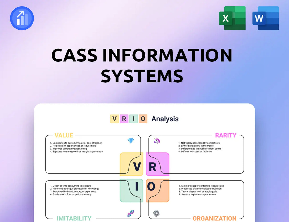 Cass Information Systems VRIO Analysis