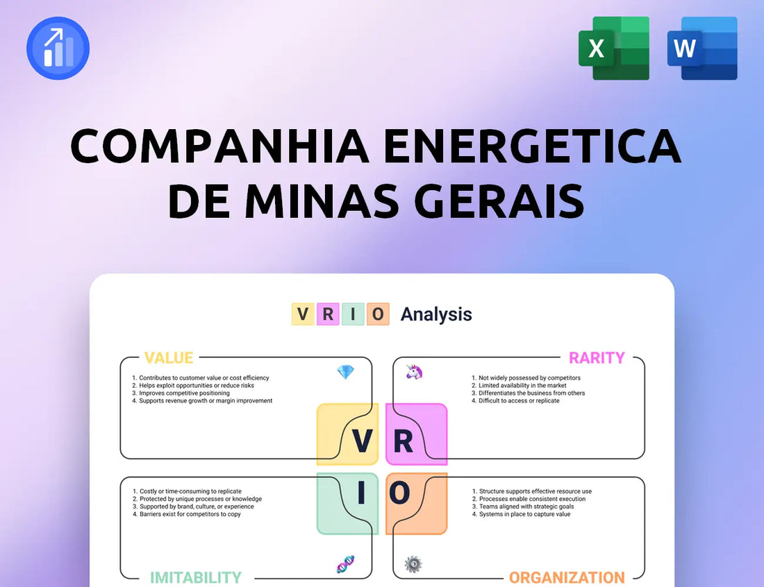 Companhia Energetica de Minas Gerais VRIO Analysis