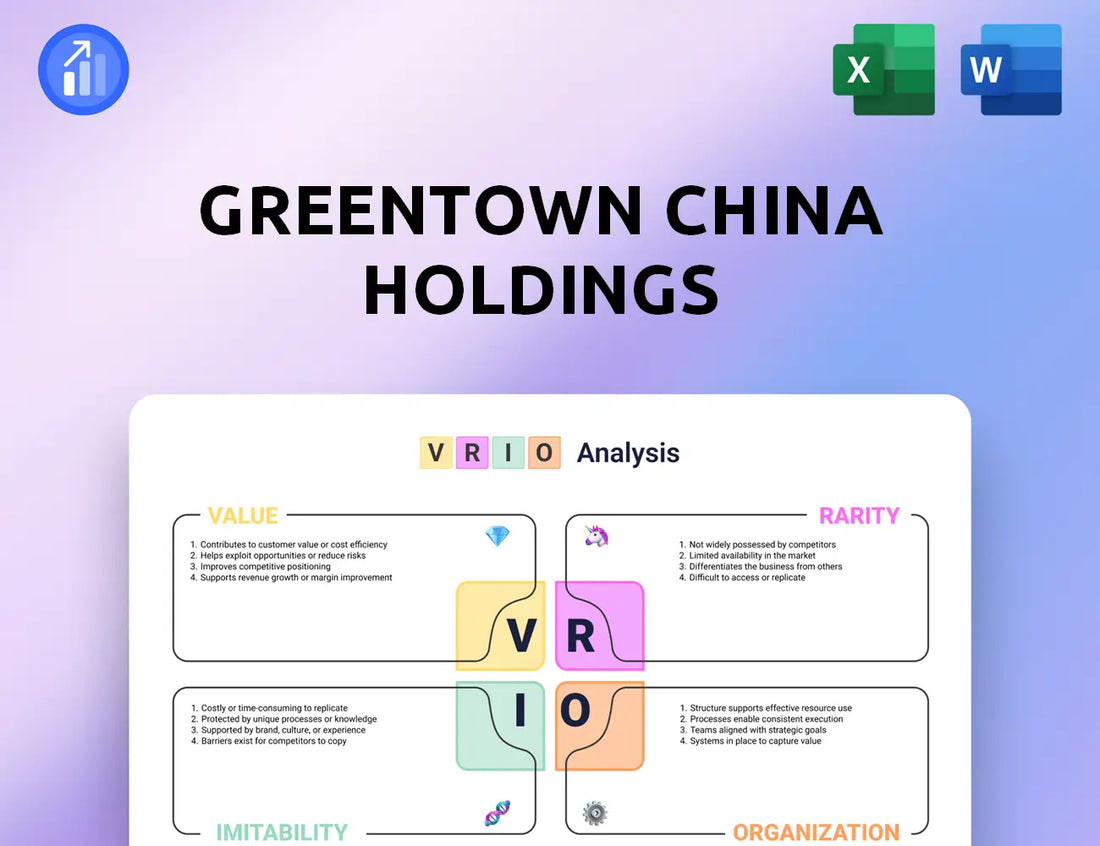 Greentown China Holdings VRIO Analysis