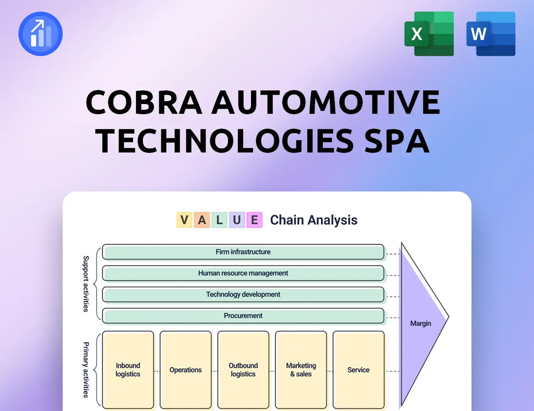 Cobra Automotive Technologies SpA Value Chain Analysis