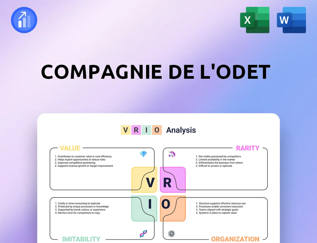 Compagnie de l'Odet VRIO Analysis