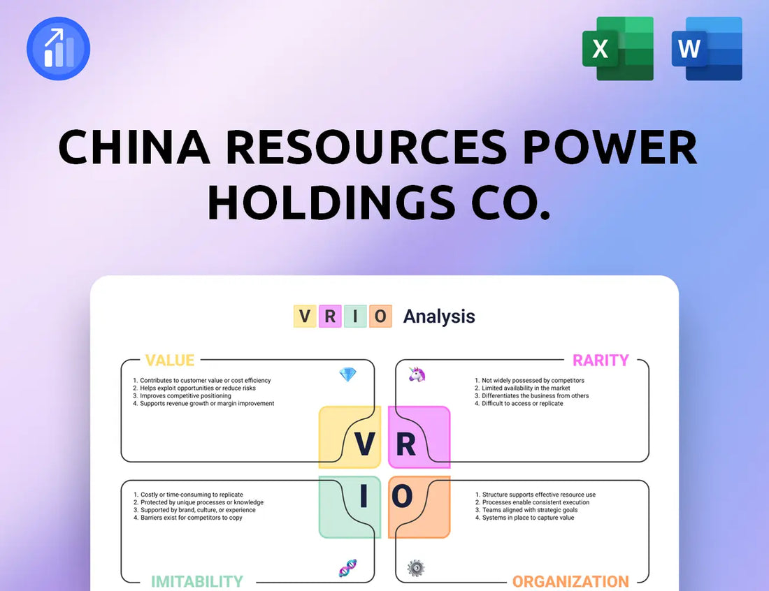 China Resources Power Holdings Co. VRIO Analysis