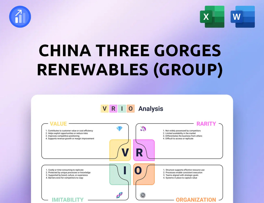 China Three Gorges Renewables (Group) VRIO Analysis