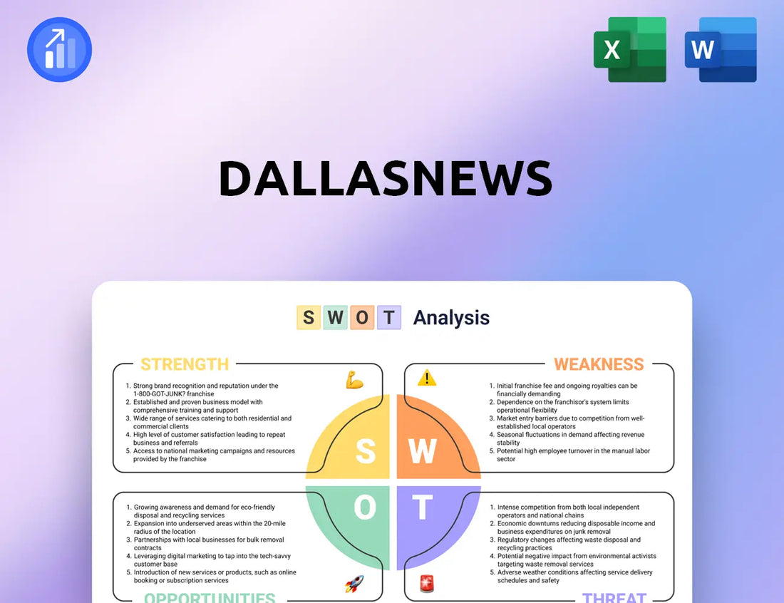 DallasNews SWOT Analysis