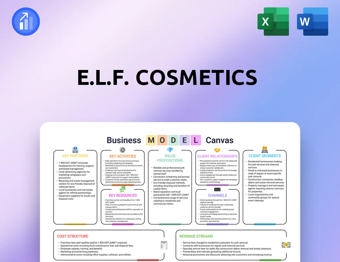 e.l.f. Cosmetics Business Model Canvas
