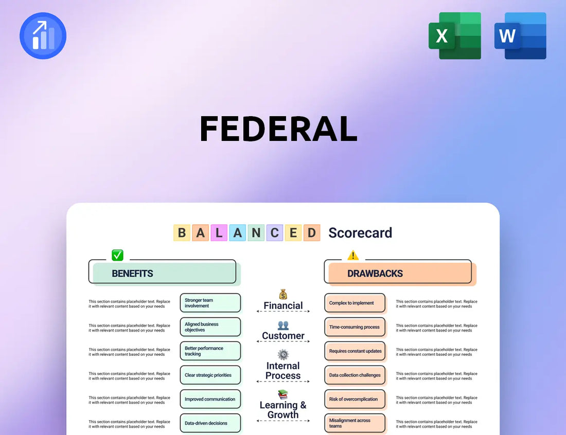 Federal Balanced Scorecard