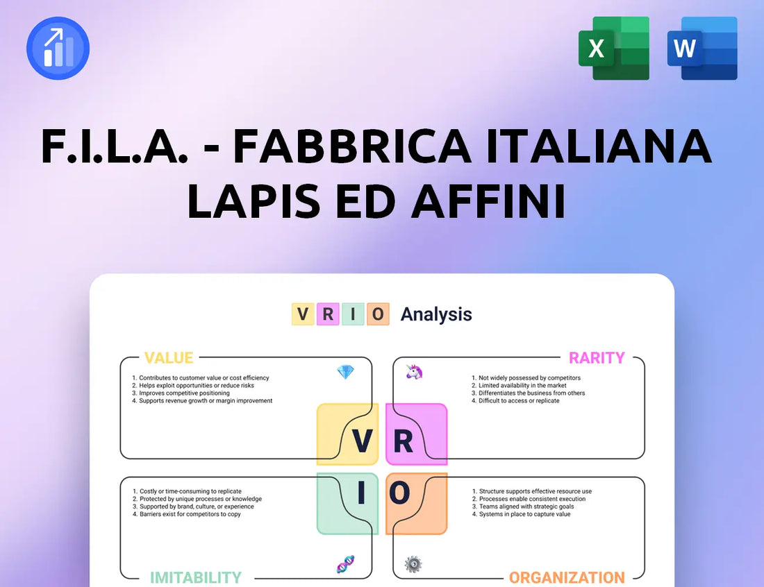 F.I.L.A. - Fabbrica Italiana Lapis ed Affini VRIO Analysis