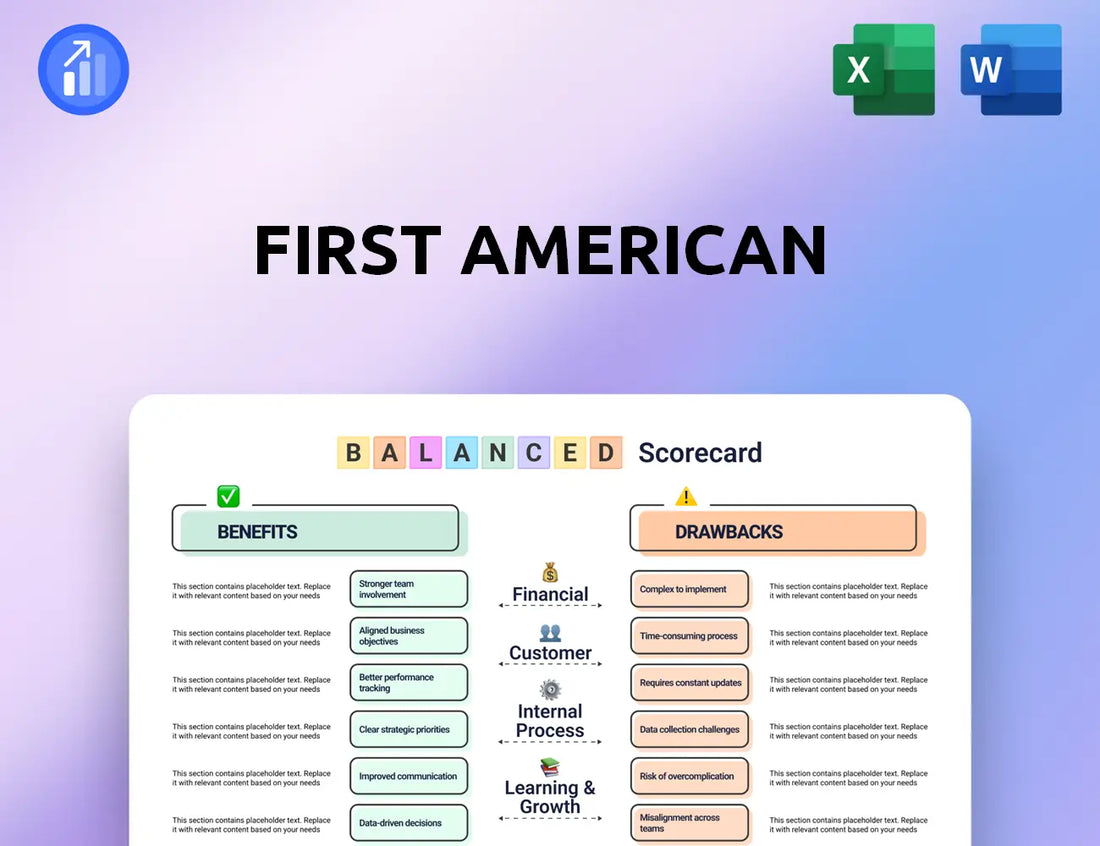 First American Balanced Scorecard