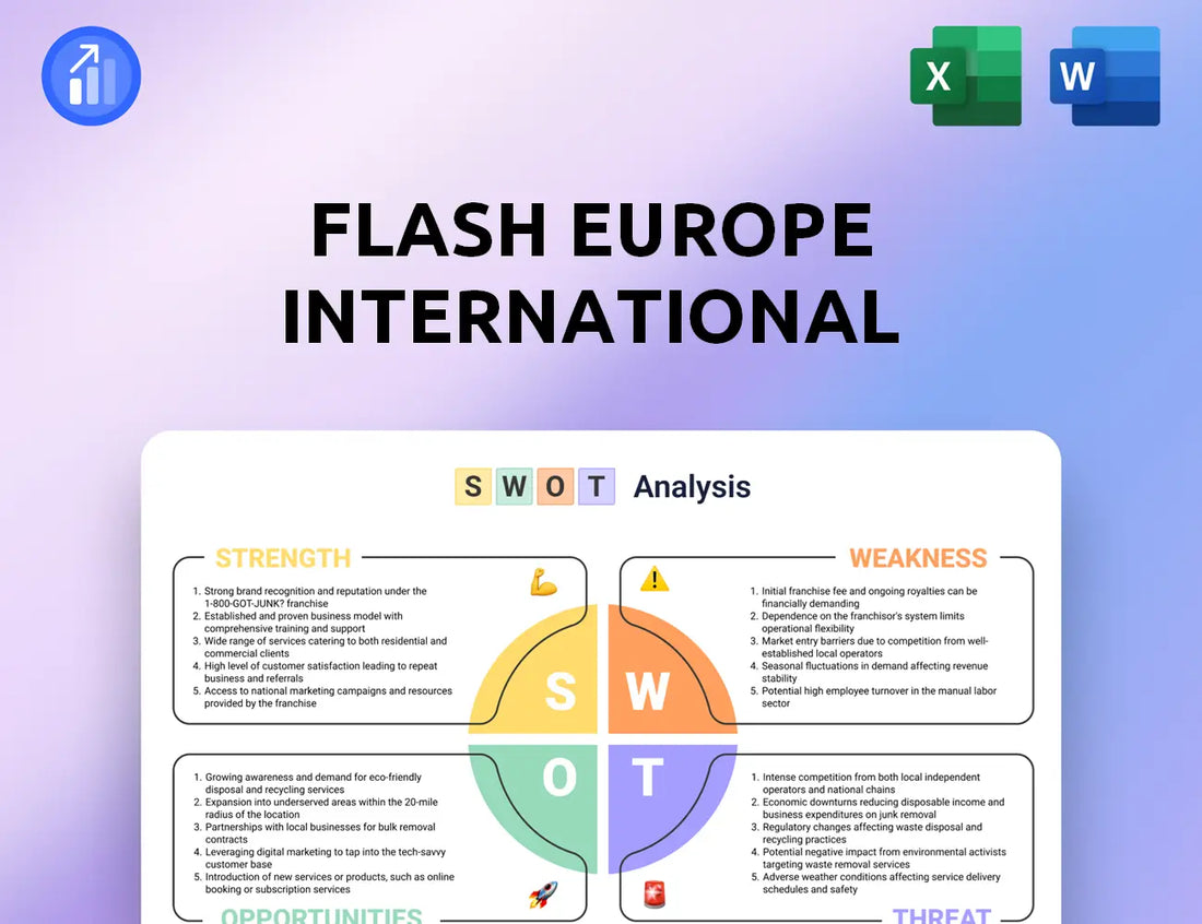 Flash Europe International SWOT Analysis