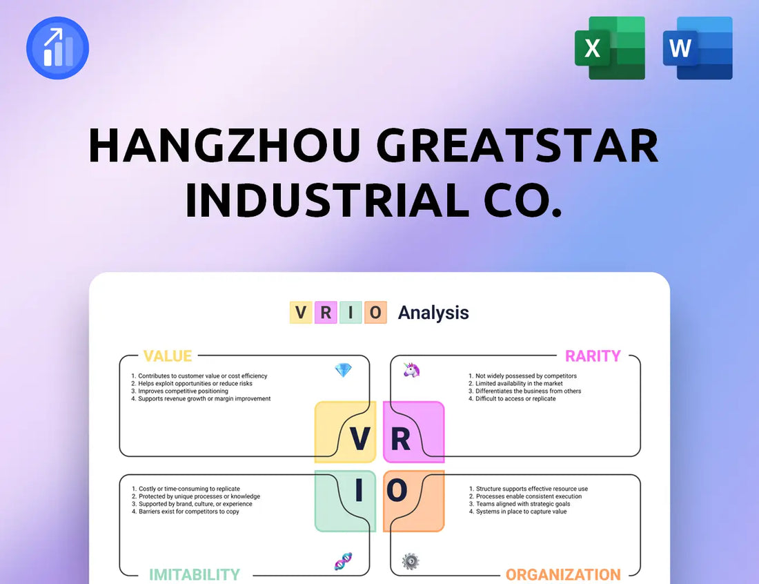Hangzhou GreatStar Industrial Co. VRIO Analysis