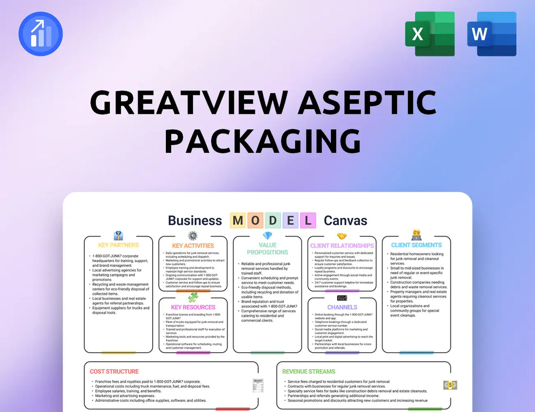 Greatview Aseptic Packaging Business Model Canvas