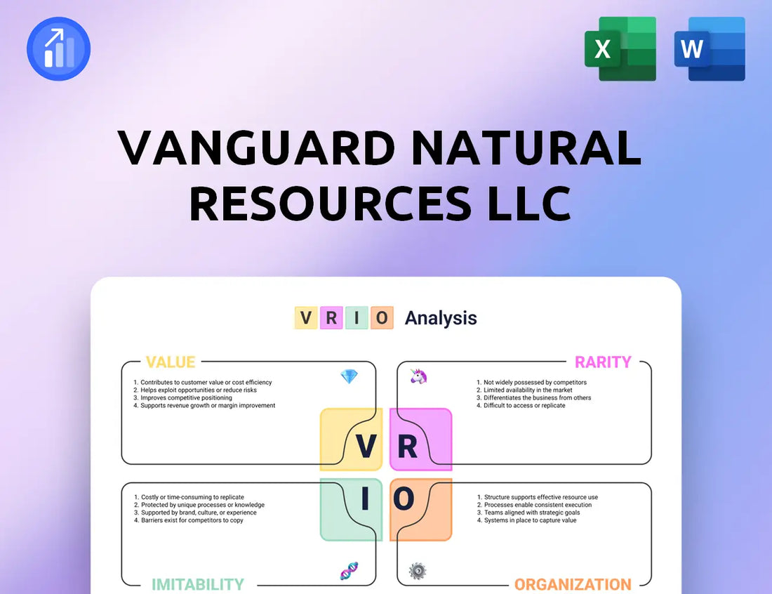 Vanguard Natural Resources LLC VRIO Analysis