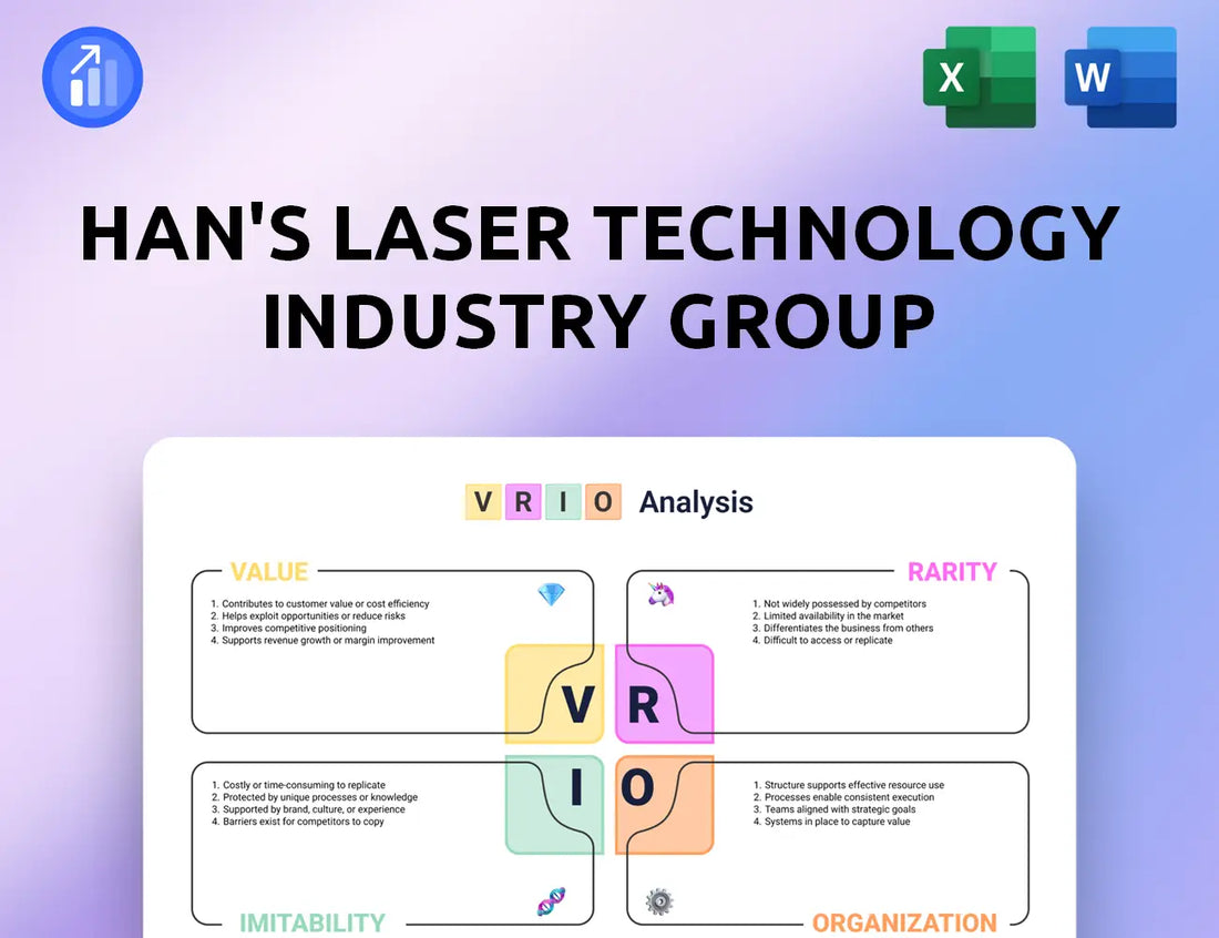 Han's Laser Technology Industry Group VRIO Analysis