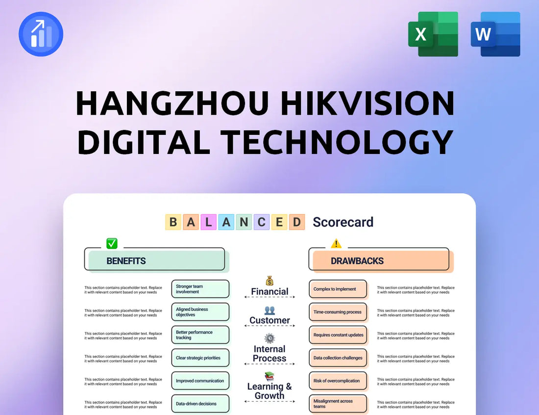 Hangzhou Hikvision Digital Technology Balanced Scorecard