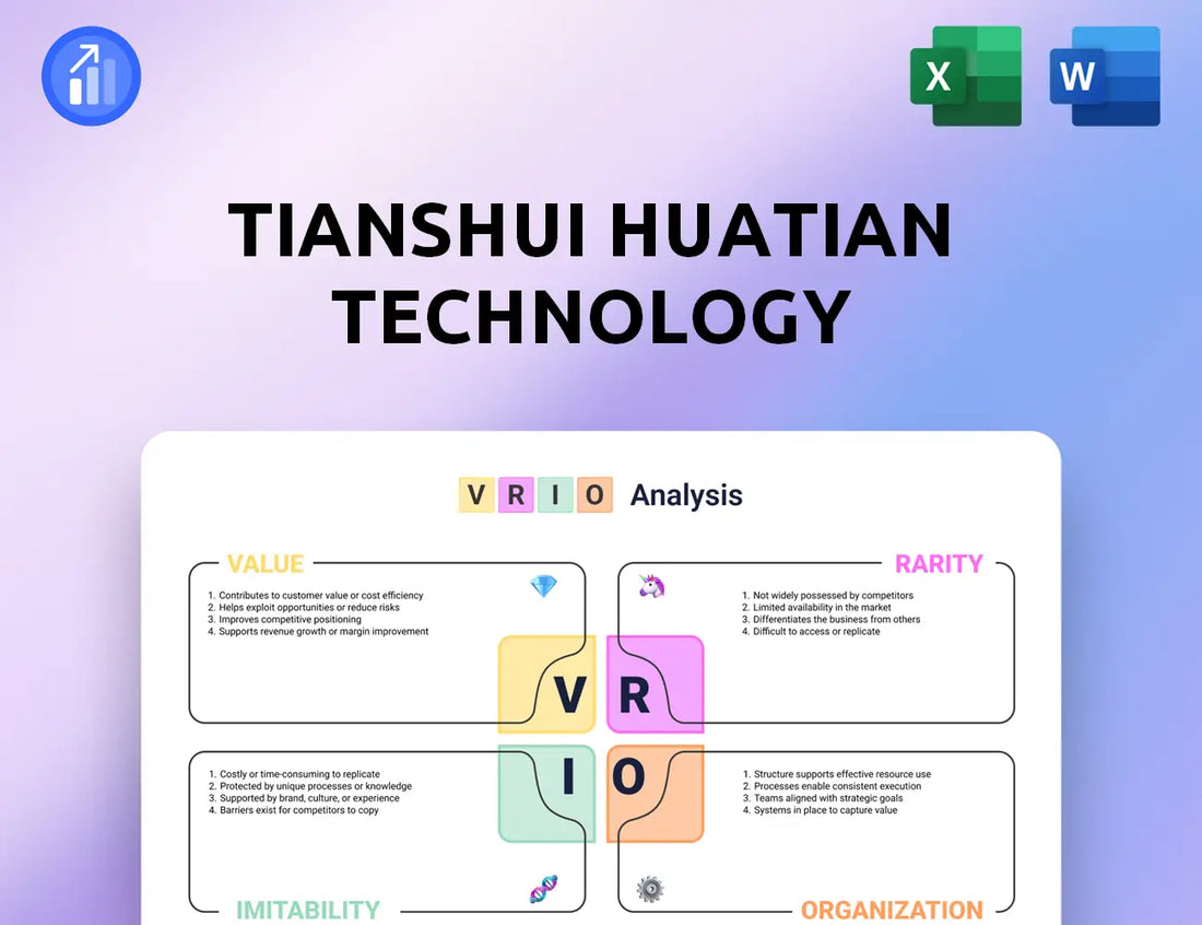 Tianshui Huatian Technology VRIO Analysis