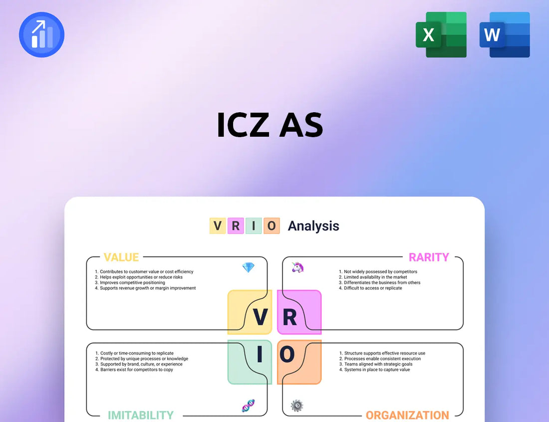 ICZ AS VRIO Analysis