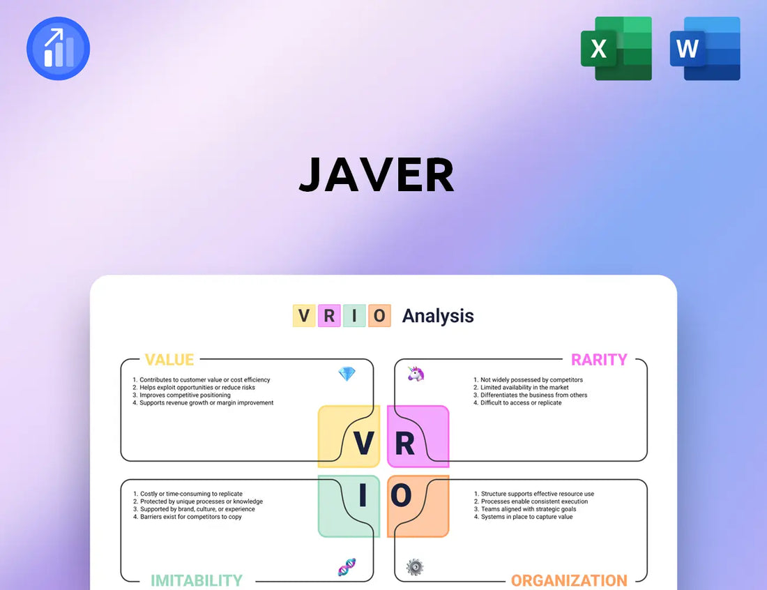 Javer VRIO Analysis