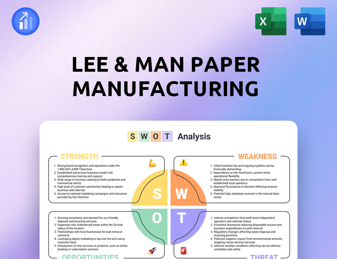 Lee & Man Paper Manufacturing SWOT Analysis