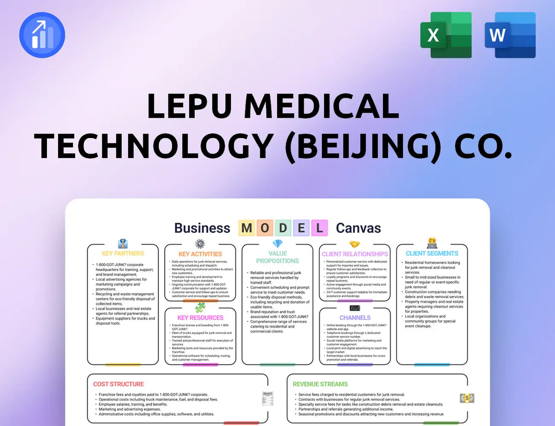 Lepu Medical Technology (Beijing) Co. Business Model Canvas