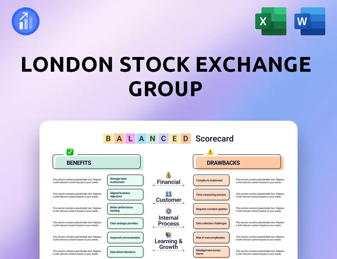 London Stock Exchange Group Balanced Scorecard