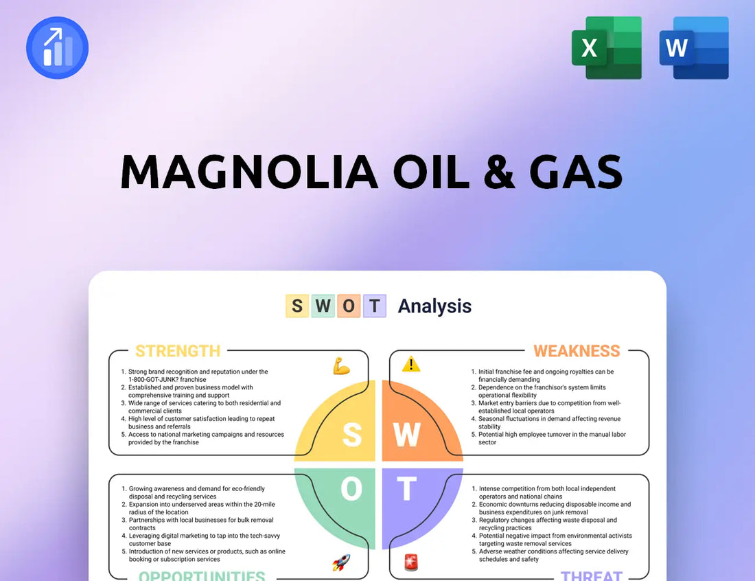 Magnolia Oil & Gas SWOT Analysis