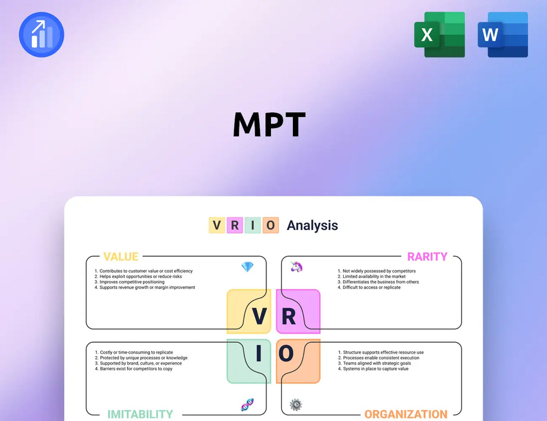 MPT VRIO Analysis