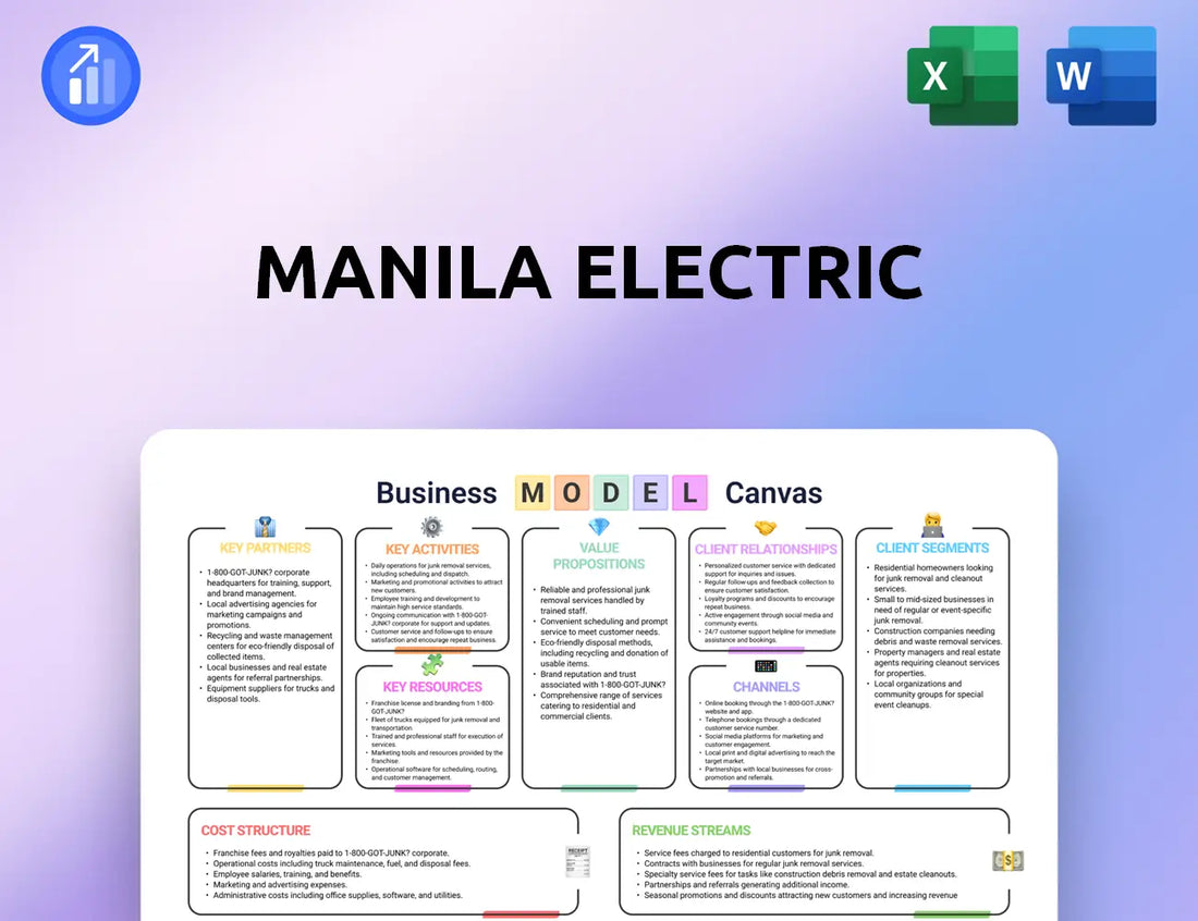 Manila Electric Business Model Canvas