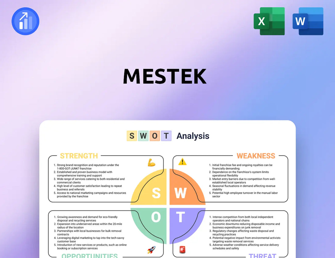 Mestek SWOT Analysis