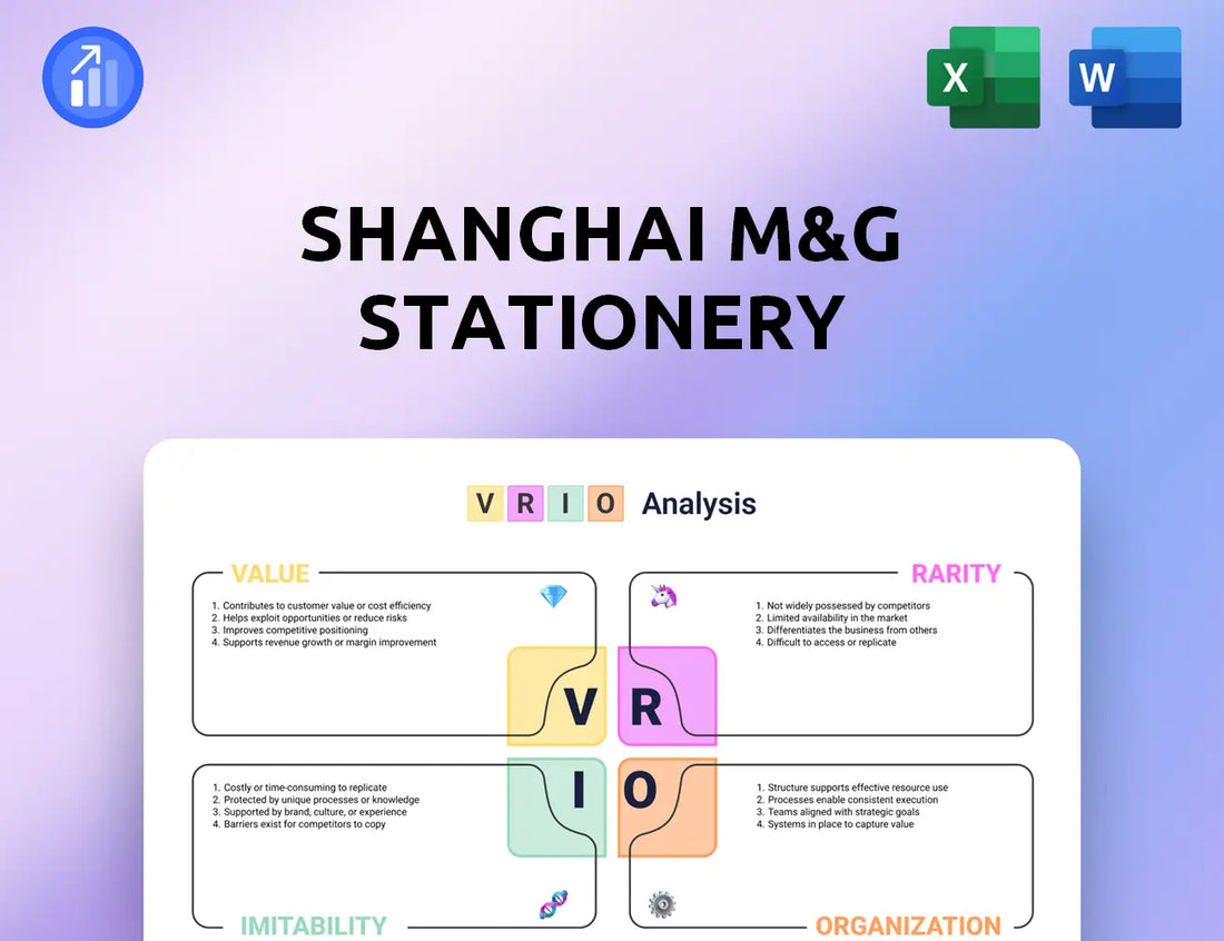 Shanghai M&G Stationery VRIO Analysis