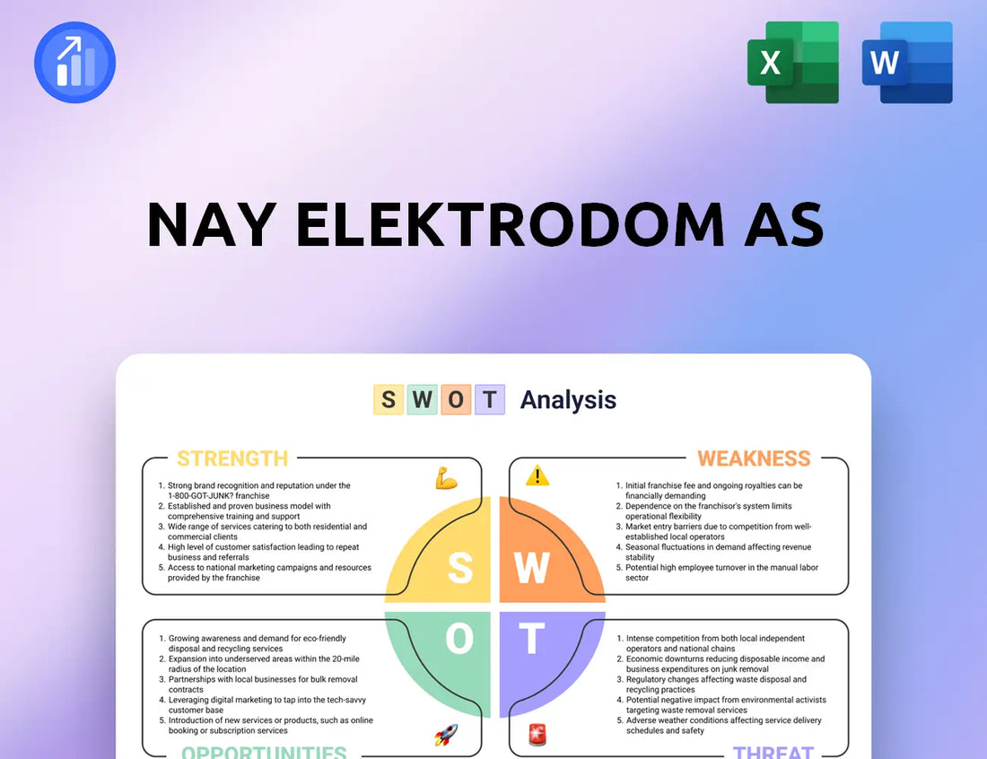Nay Elektrodom AS SWOT Analysis