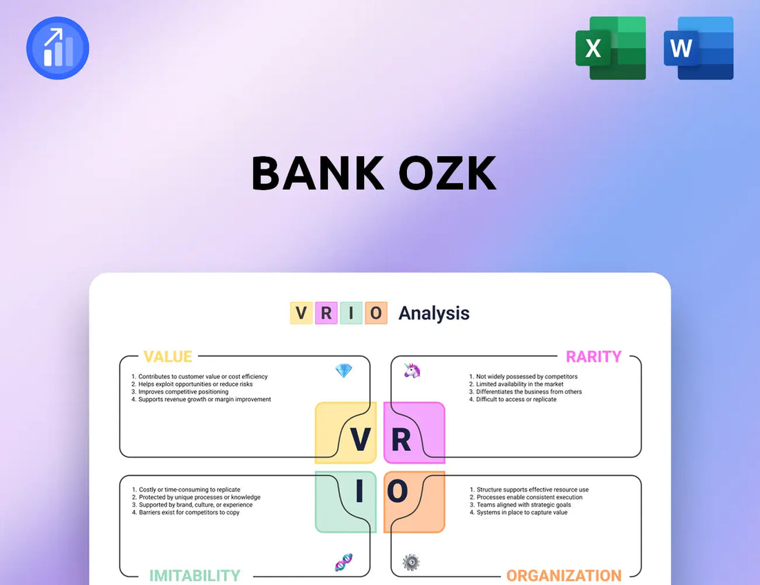 Bank OZK VRIO Analysis
