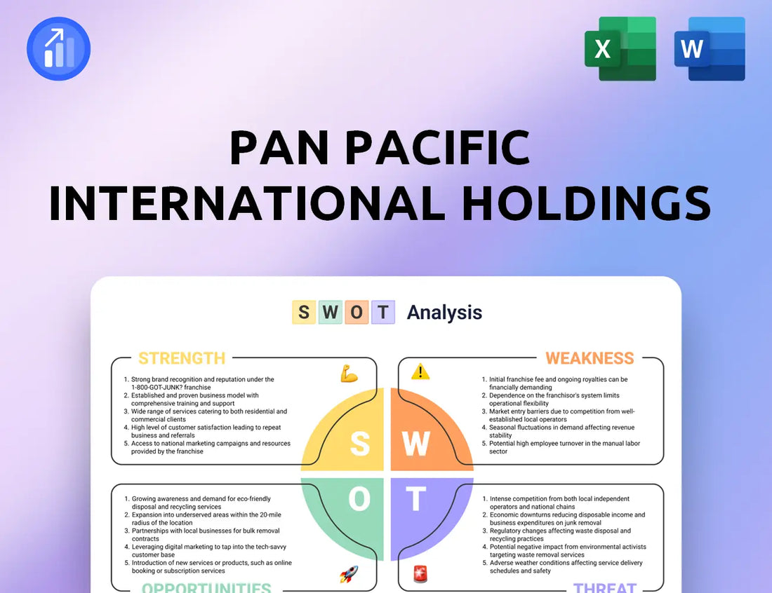 Pan Pacific International Holdings SWOT Analysis