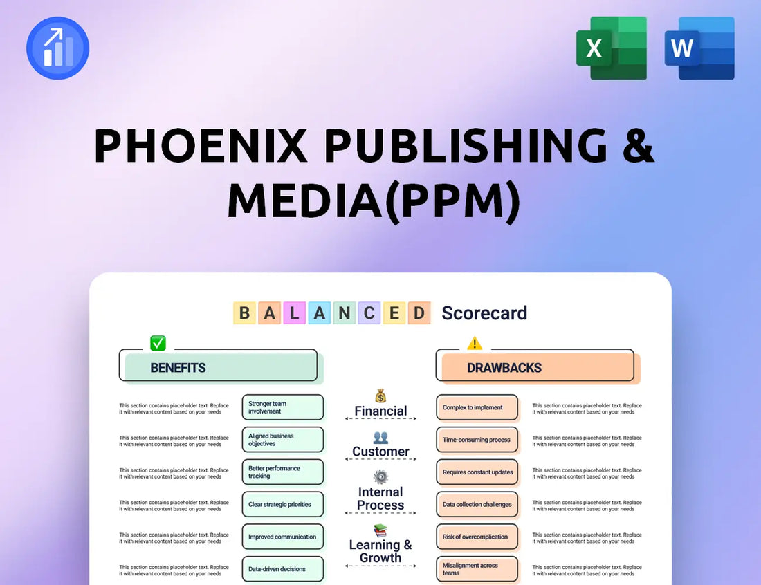 Phoenix Publishing & Media(PPM) Balanced Scorecard