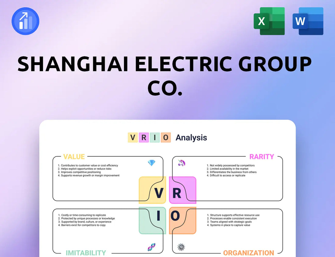 Shanghai Electric Group Co. VRIO Analysis