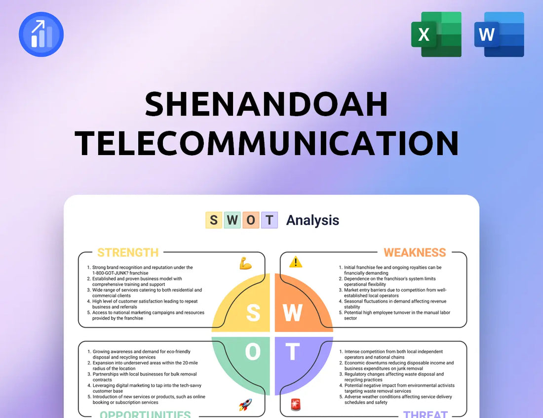 Shenandoah Telecommunication SWOT Analysis