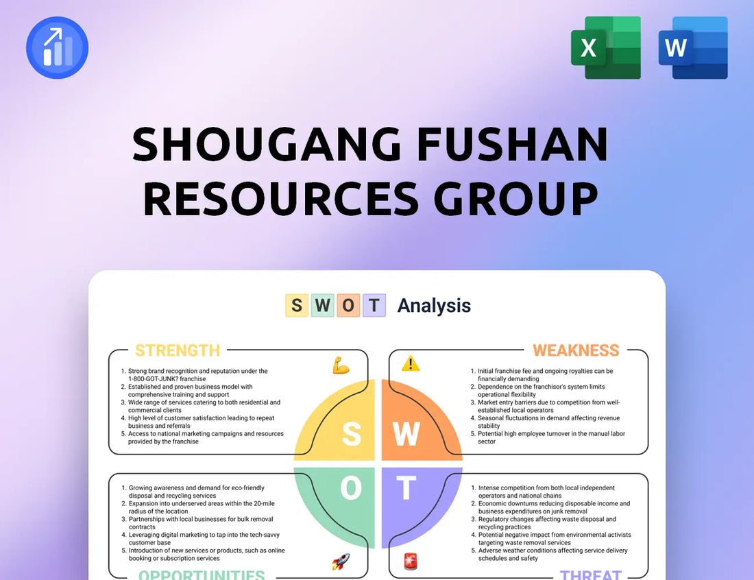 Shougang Fushan Resources Group SWOT Analysis