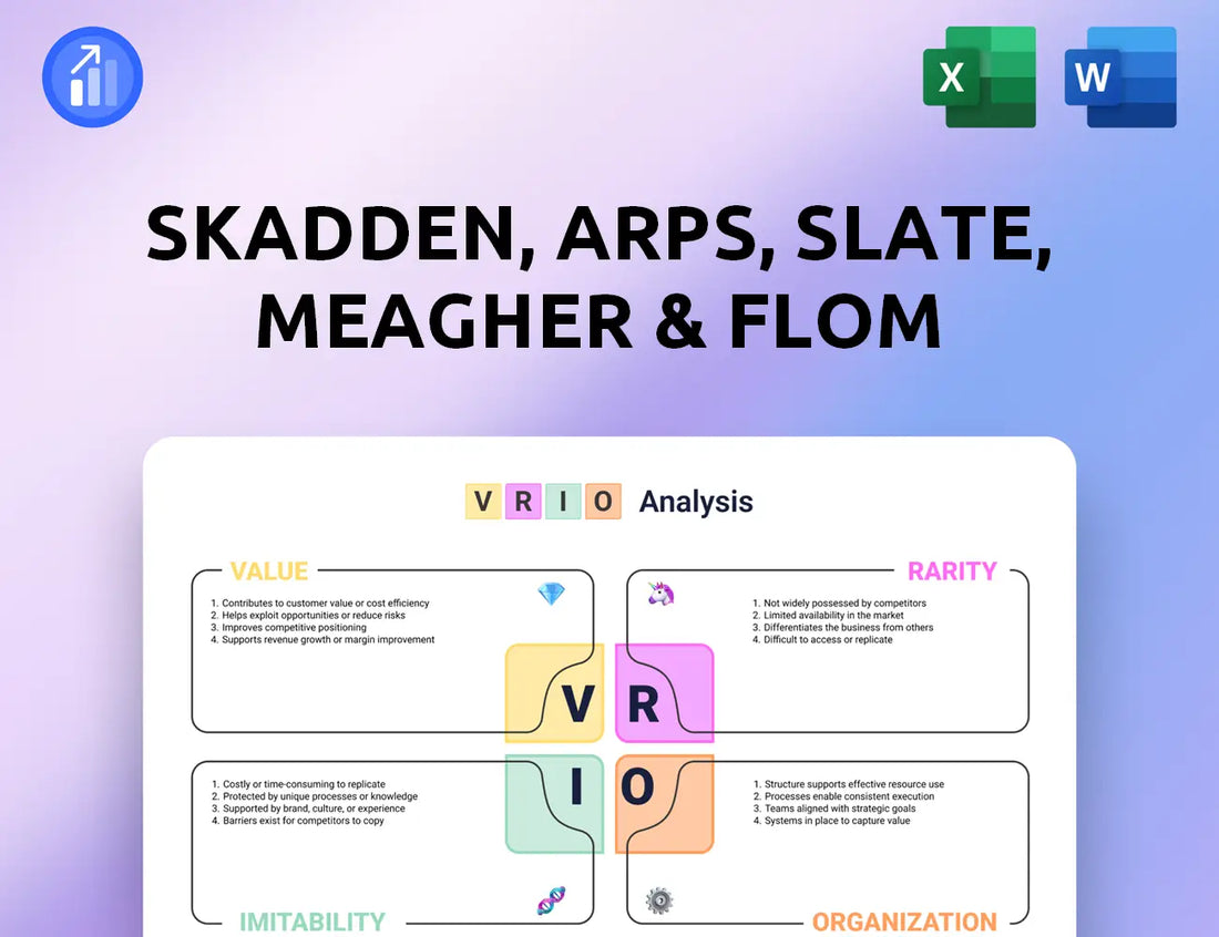 Skadden, Arps, Slate, Meagher & Flom VRIO Analysis