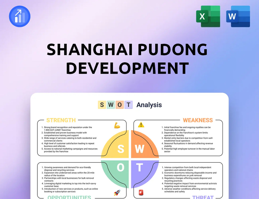 Shanghai Pudong Development SWOT Analysis