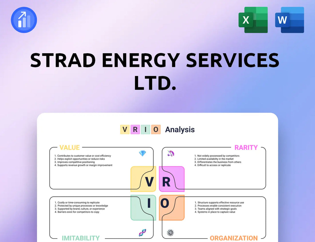 Strad Energy Services Ltd. VRIO Analysis