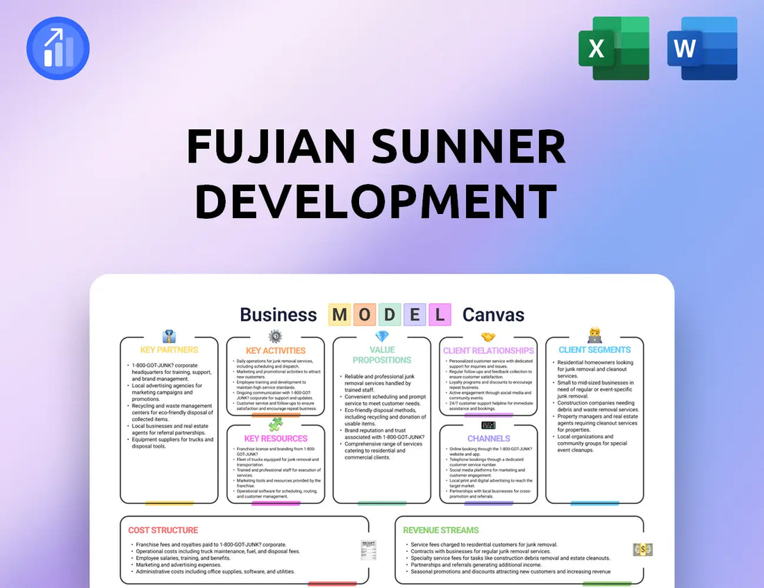 Fujian Sunner Development Business Model Canvas