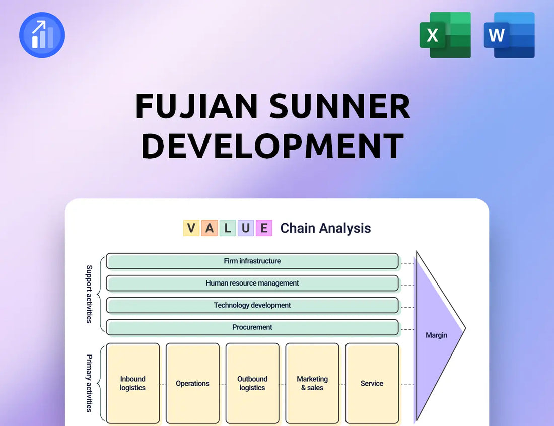 Fujian Sunner Development Value Chain Analysis