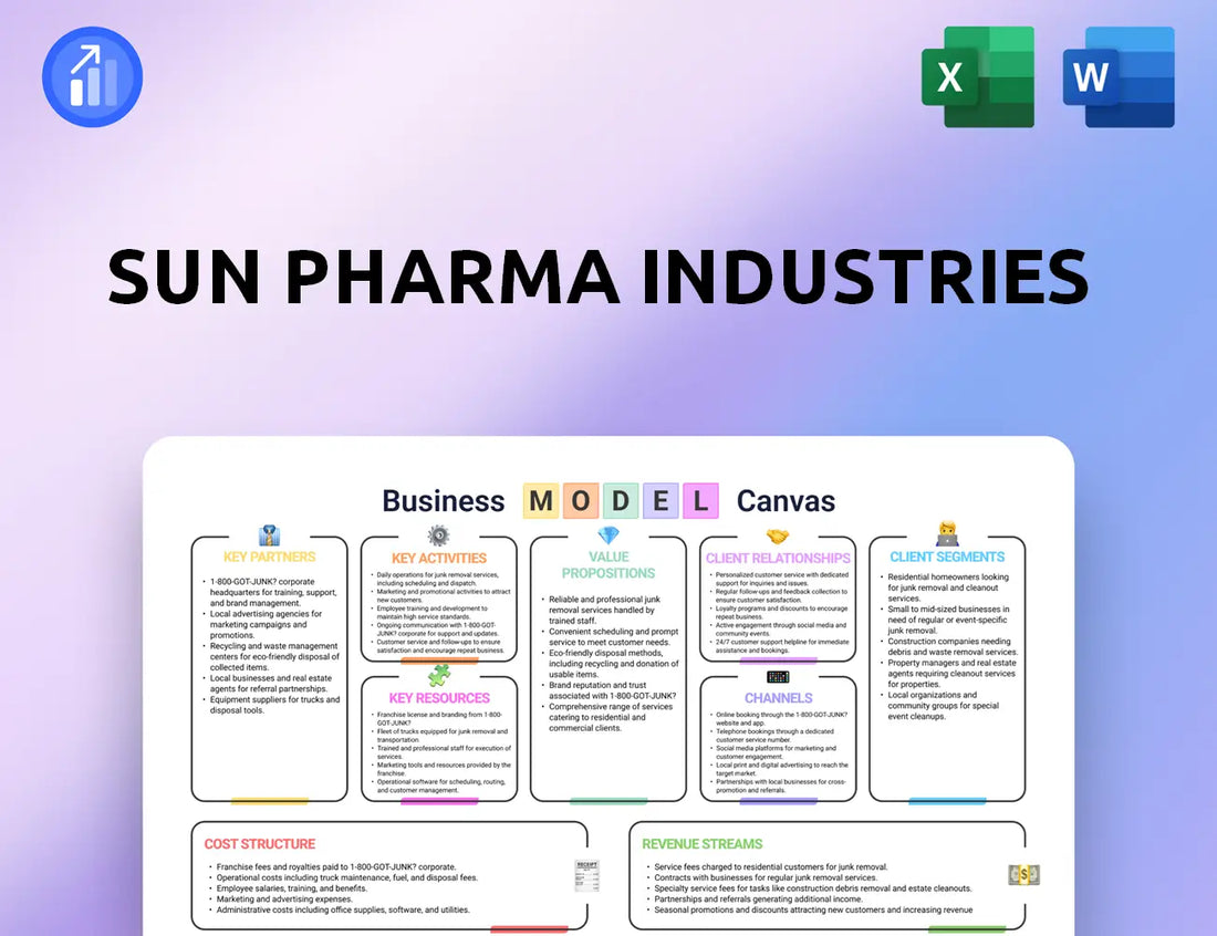 Sun Pharma Industries Business Model Canvas