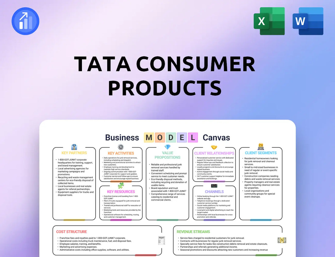 Tata Consumer Products Business Model Canvas